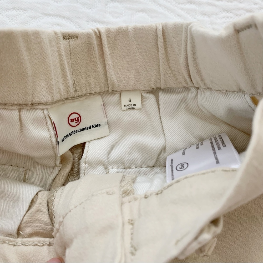 AG Adriano Goldschmied Kids' Shorts, Cream‎ - Picture 3 of 3
